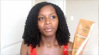 LOreal EverStyle Curl Defining Gel and LOreal Evercreme Nourishing Conditioner [upl. by Porcia]