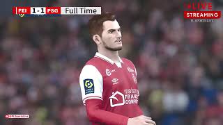 Reims vs PSG  Ligue 1 2024  eFOOTBALL PES21 Gameplay PLSL 576 [upl. by Maurie966]