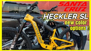 Santa Cruz Heckler SL 2024  lightweight eMTB gets a refresh with new color options [upl. by Arahsak]