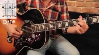 Como tocar quotWonderwallquot de Oasis  Tutorial Guitarra Acordes HD [upl. by Arocahs]