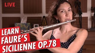 Just Practicing with Amelie  Faure Sicilienne Op78 [upl. by Lotti]