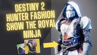 DESTINY 2 HUNTER FASHION SHOW HOW TO STYLE THE SIXTH COYOTE EXOTIC CHEST NINJA BUILD [upl. by Anez]