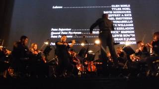 Wordless Music Orchestra and Jonny Greenwood  There will be Blood closing credits  front row [upl. by Ekul]