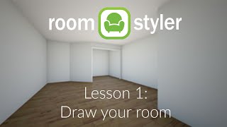 Roomstyler Lesson 1 Draw your room [upl. by Dettmer]