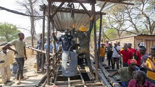 At least nine dead after shaft collapses in a gold mine in Zimbabwe [upl. by Ferdinande]