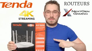 Test routeur Tenda RX3 Wifi 6 [upl. by Northway]