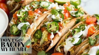 Ground Beef Tacos with Homemade Baked Taco Shells [upl. by Lowson]