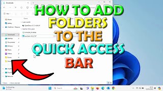 How To Add Folders To Quick Access In Windows [upl. by Lewert]