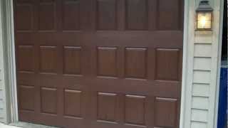 Wayne Dalton 9800 garage door in Western SpringsIL Vertical Panels [upl. by Ycrem]