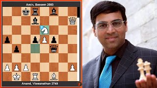 Viswanathan Anand vs Bassem Amin  Casablanca Chess 2024 viswanathananand anand [upl. by Aremihc591]