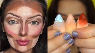 Best Makeup Transformations 2024  New Makeup Tutorials Compilation [upl. by Marji]