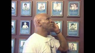 Mike Tyson tours the International Boxing Hall of Fame [upl. by Naedan317]