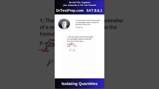 SAT Shorts 861 Isolating Quantities Question 1 [upl. by Appleby387]