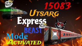 15083 Utsarg Express The Train Capturerindianrailways [upl. by Enilra705]