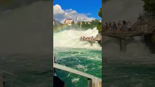 rheinfall biggest waterfall europe [upl. by Guyer549]