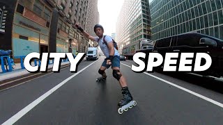 Speeding Through the City  Inline Skating Urban Flow Skate [upl. by Refinne]