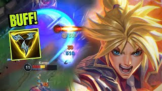 Wild Rift Ezreal with Buff Trinity Force 15 Kills In Patch 50c  Best Build on Ezreal  Pro Builds [upl. by Rosdniw]