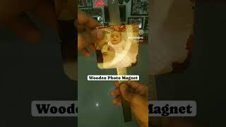 Photo Magnet Wooden Printing shorts [upl. by Rosati]