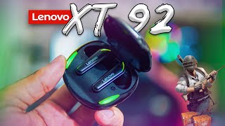 আরো একটি গেমিং ইয়ারবাড  Lenovo XT92 Gaming Earbuds Full Review  LatencyGaming amp Mic Test [upl. by Kahle]