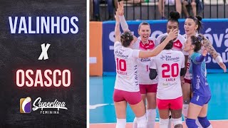 Valinhos X Osasco  MELHORES MOMENTOS  Superliga Feminina 2122 [upl. by Zacharia]