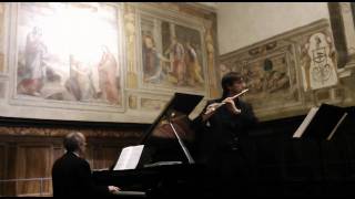 BizetBorne Habanera with variations  S Zampetti flute  C Zampetti piano [upl. by Gerick]