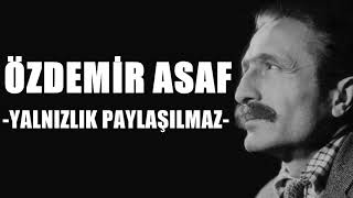 Yalnızlık Paylaşılmaz Şiiri  Özdemir Asaf [upl. by Enymsaj]