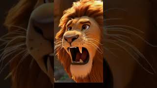 Samson Super Strong Man Fights a Lion  Animated Bible Story biblecartoon shorts shortvideo [upl. by Heshum]