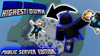 World RECORD Highest INSANE Dunk  Strongest Battleground [upl. by Grosberg]