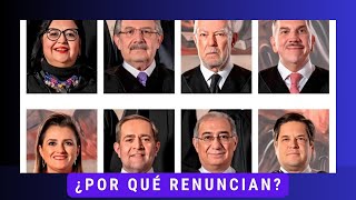 RENUNCIAN 8 MINISTROS DE LA SCJN SHEINBAUM LO HACEN PARA MANTENER PRIVILEGIOSS [upl. by Hpseoj]