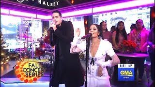 GEazy amp Halsey Perform quotHim amp Iquot GMA LIVE [upl. by Nekal393]