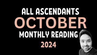 Vedic Astrology  October 2024 Monthly Reading for All Ascendants [upl. by Poock]