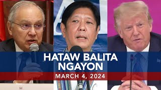 UNTV Hataw Balita Ngayon  March 4 2024 [upl. by Steel]