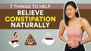 Cant Poop 💩 Do this 7 Things to Relieve Constipation Naturally [upl. by Nivla]