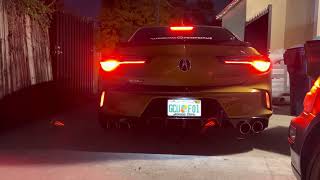 Tlx type s cold start w Atlp secondary cat delete [upl. by Akienat914]