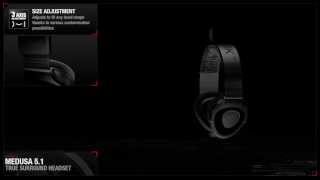 MEDUSA 51 True Surround Gaming Headset [upl. by Anauqahc933]