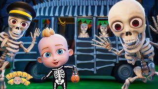 La canción del esqueleto  Canción de Halloween para niños  Happy Tots [upl. by Fowler]