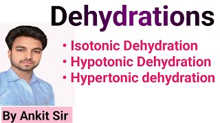 Dehydration  Isotonic Hypotonic Hypertonic  Etiology  Management in Hindi medicalnursing [upl. by Oates615]