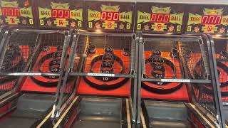 Skeeball inc 1989 Skeeball classic arcade at Joe’s playland another one [upl. by Evita]