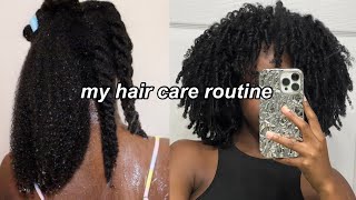 MY HAIR CARE ROUTINE FOR GROWTH ON NATURAL HAIR  type 4 ✨🙌🏾 [upl. by Evadnee]