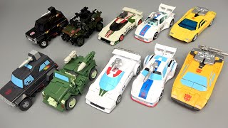 TRANSFORMERS AUTOBOTS 5PACK JAZZ SUNSTREAKER TRAILBREAKER WHEELJACK HOUND [upl. by Anyr749]