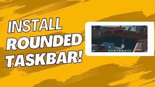 Make your PCs taskbar look cool with Rounded Taskbar  Tutorial to install Rounded Taskbar  Melon [upl. by Whorton]