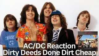 FirstTime Hearing ACDC Reaction  Dirty Deeds Done Dirt Cheap Full Album Reaction [upl. by Nerrat]