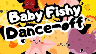 Baby Sensory in High Contrast  Baby TV  Baby Fish Dance  Off [upl. by Pinette]