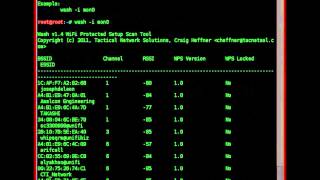 Identifying WPS enabled access points with WASH [upl. by Blaise]