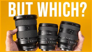 Best Sony Standard Zoom lens FE 2450 f28 G vs FE 2070 f4 G vs FE 2470 f28 GMII [upl. by Emanuele]