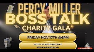 Boss Talk Charity Gala in Detroit with Master P [upl. by Wauters]