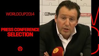 Livestream Press Conference Selection Belgium  World Cup 2014 [upl. by Notsuh]