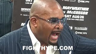 LEONARD ELLERBE ERUPTS CHECKS CRITICS OF TICKET SALES FOR MAYWEATHER VS MCGREGOR [upl. by Jaddo]