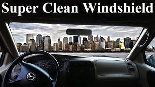 How to Super Clean the INSIDE of Your Windshield No Streaks [upl. by Jade]