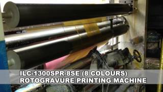 8 COLORS ROTO GRAVURE PRINTING MACHINE INT KOREA [upl. by Ahsekat370]